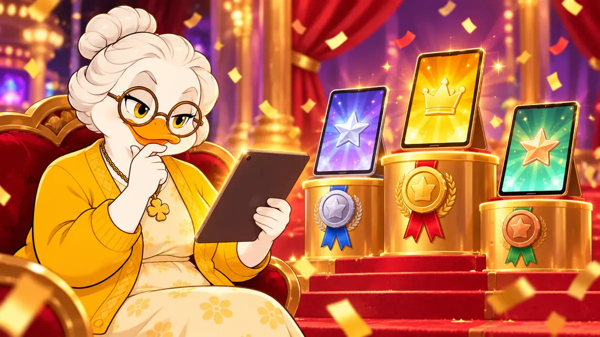 The Best Online Casinos, illustrated by LuckyQuack
