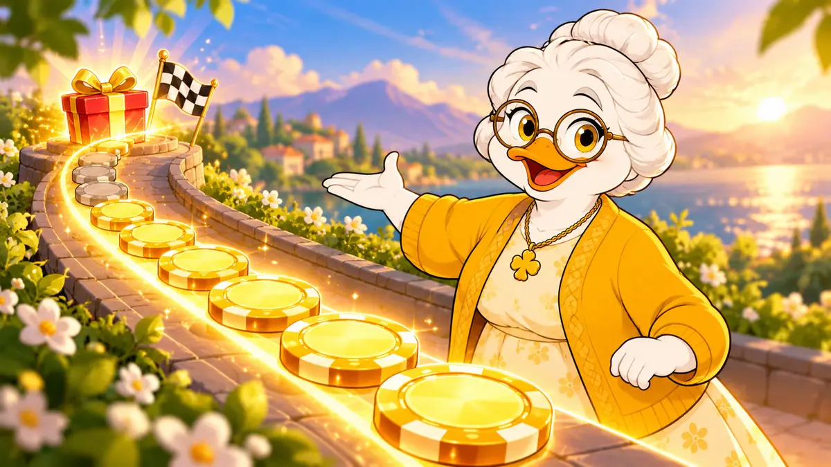 Casino Wagering Calculator, illustrated by LuckyQuack