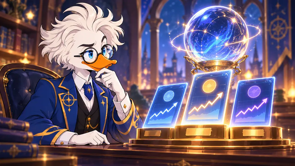 The Best Prediction Markets, illustrated by LuckyQuack
