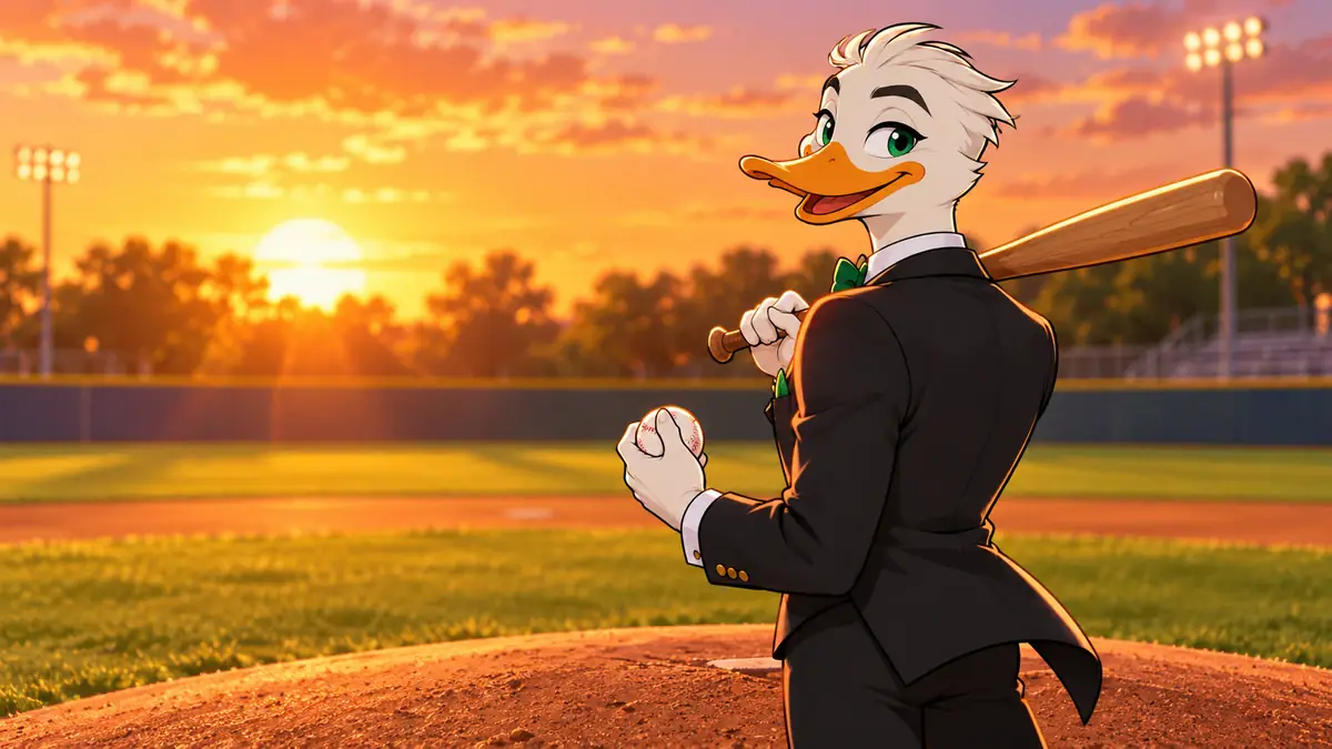 MLB & Baseball Betting, illustrated by LuckyQuack