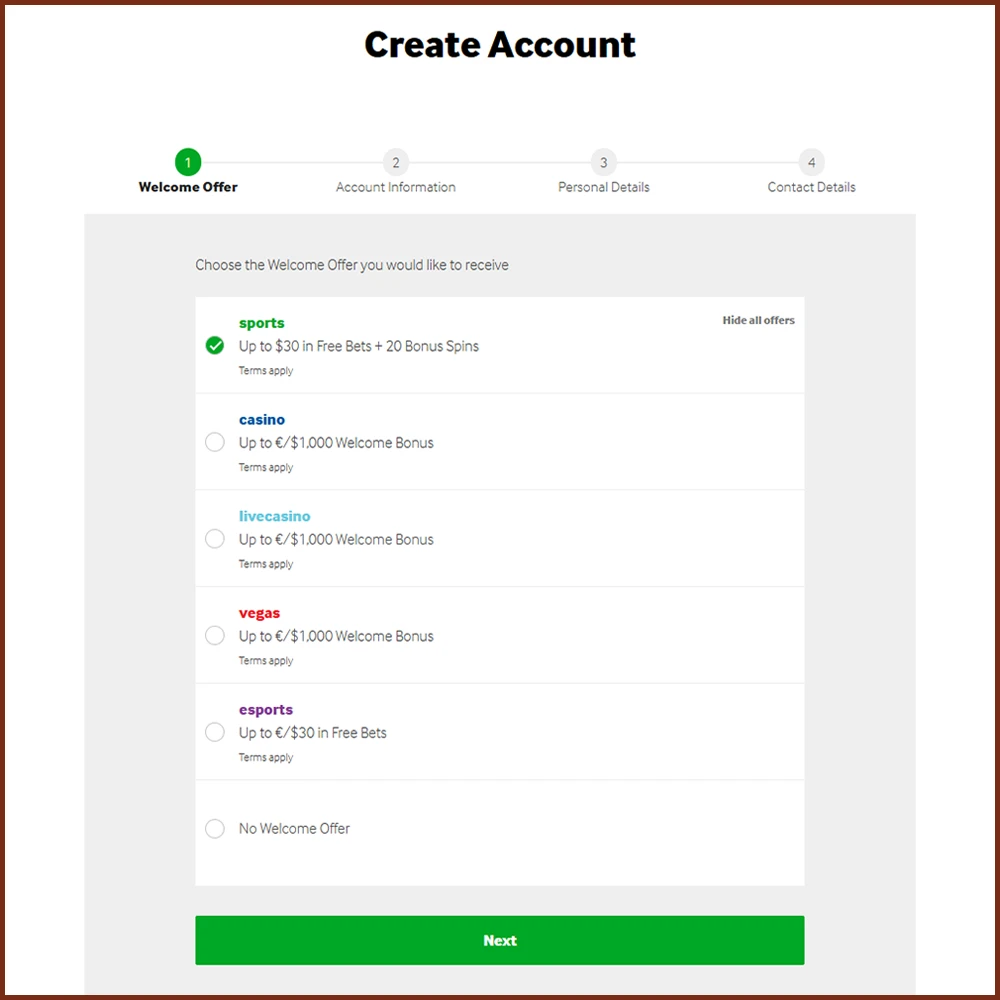 betway registration bonuses